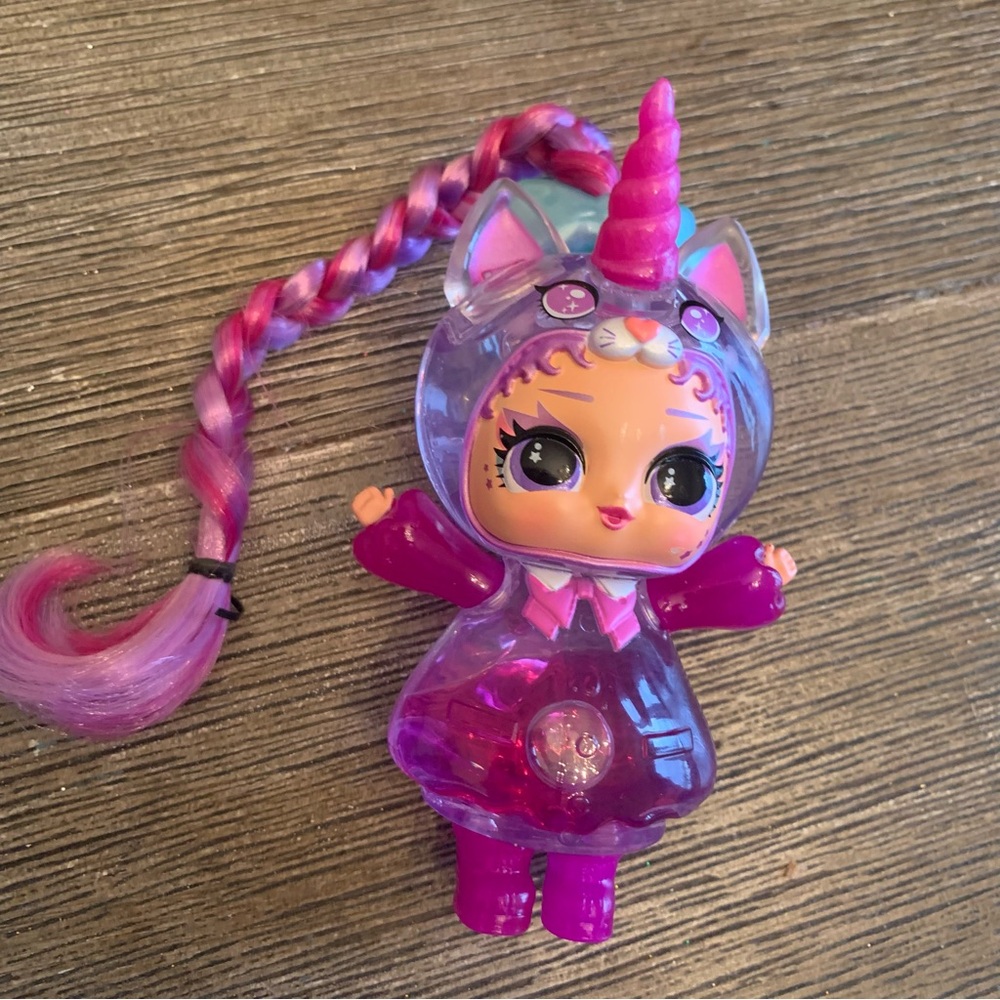 Purple Pink Unicorn Doll